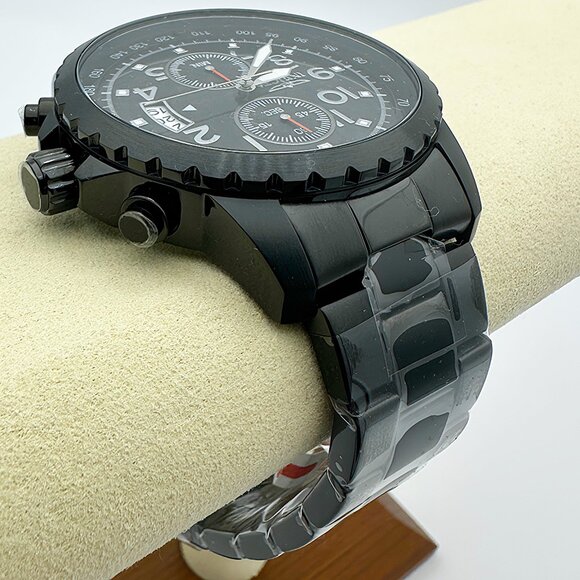 Invicta Specialty Chronograph Black Dial Black Ion-plated Men's Watch Tachymeter - Picture 6 of 9